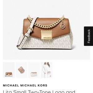 Michael kors Lita small two tone crossbody